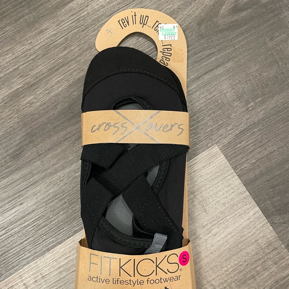 Fitkicks Black Active Lifestyle Footwear